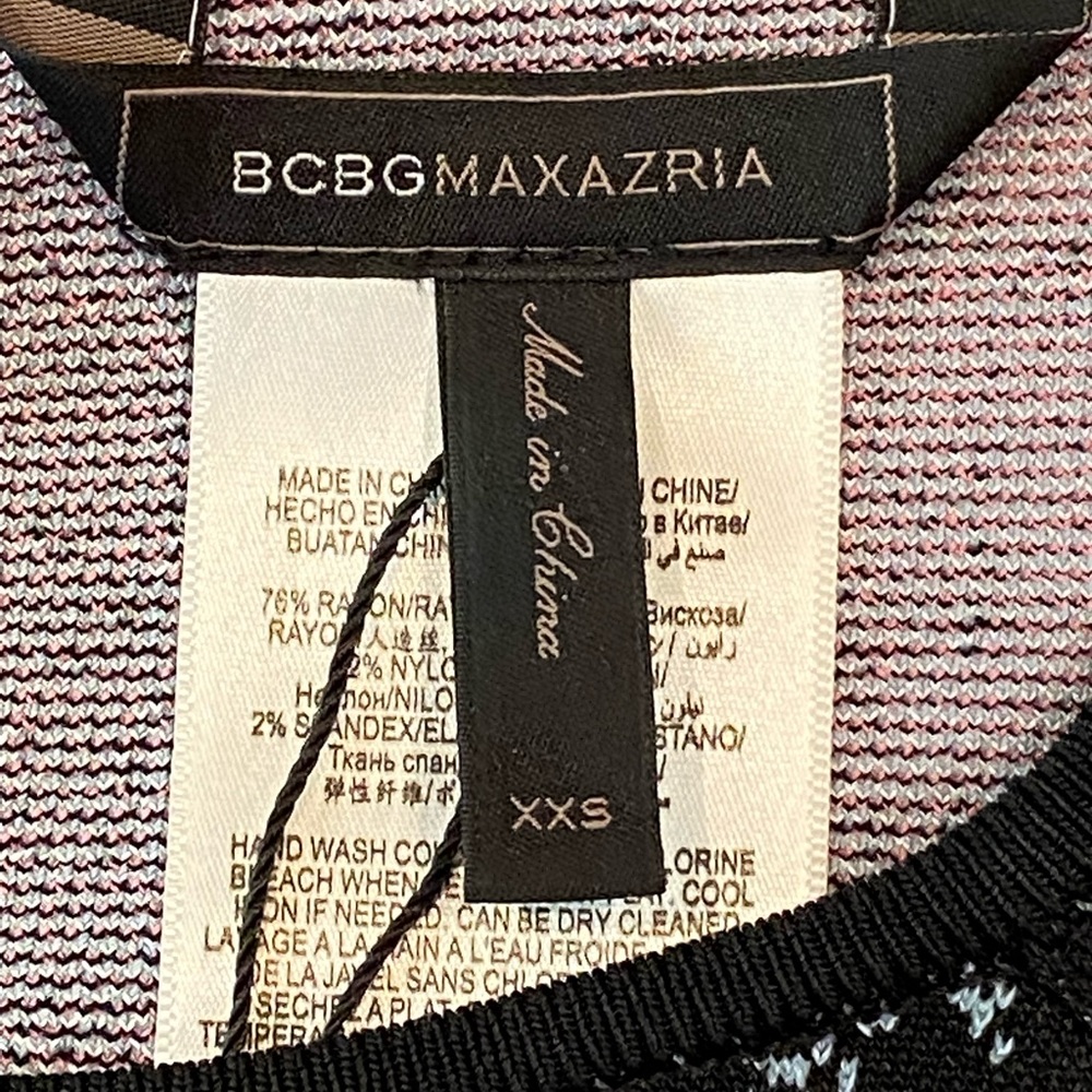 BCBG Maxazria mini black dress - Picture 3 of 4